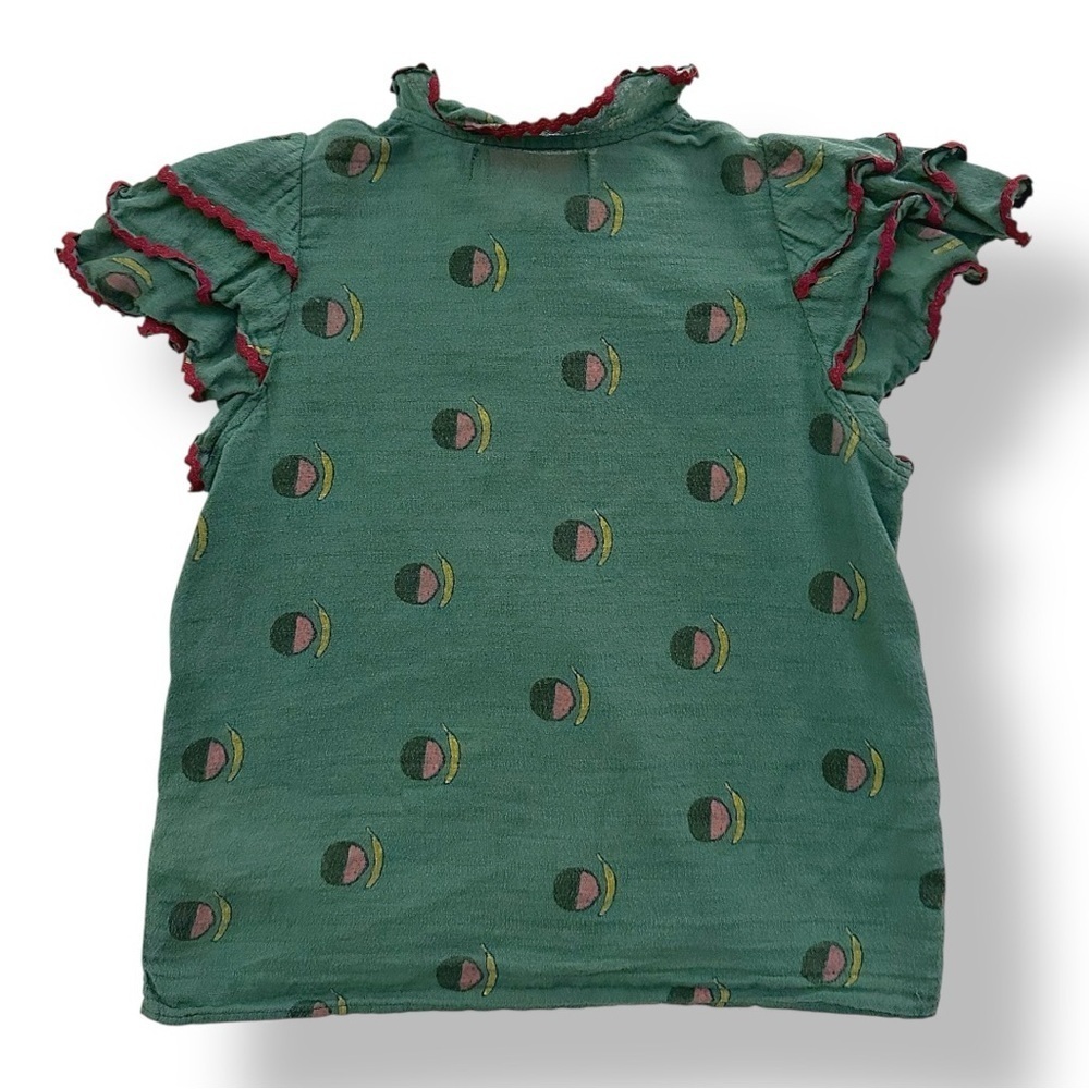 The Animals Observatory | Ruffle Button Up Blouse (6 yrs) - Picture 4 of 8